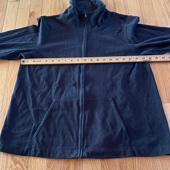 Eileen Fisher Cotton Full Zipper Jacket Size Large - Picture 6 of 8